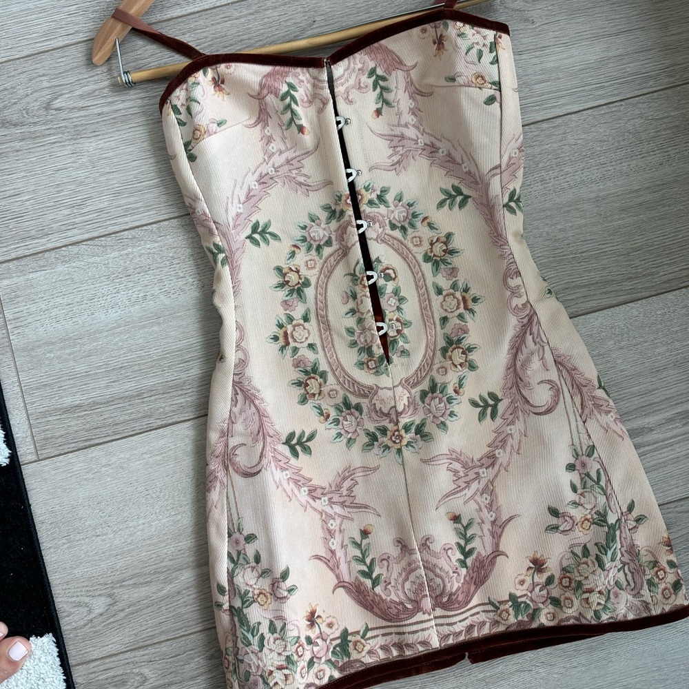 With Jean mini dress